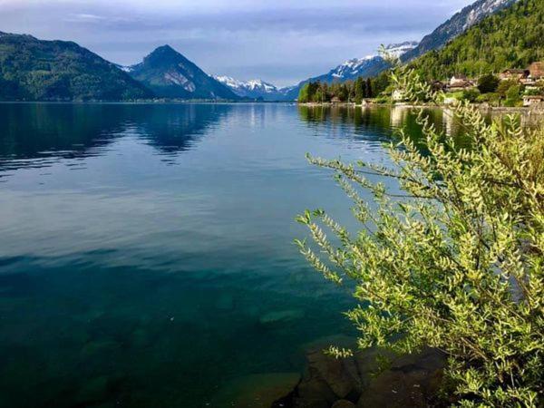 Privatzimmer Am Thunersee Apartman Leissigen Kültér fotó